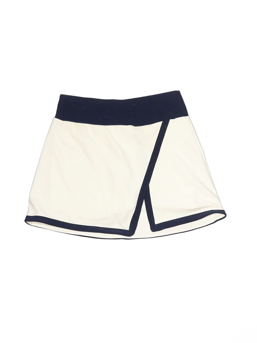 KYODAN Womens Two Toned Elite Mostion Skort Navy Blue White Slit Skort Sz Small